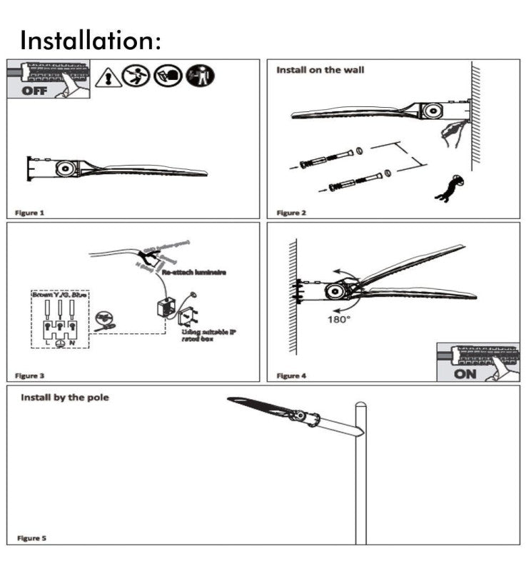 50W FRIGG LED Streetlight with PHILIPS Chip 4000K - LED Streetlight