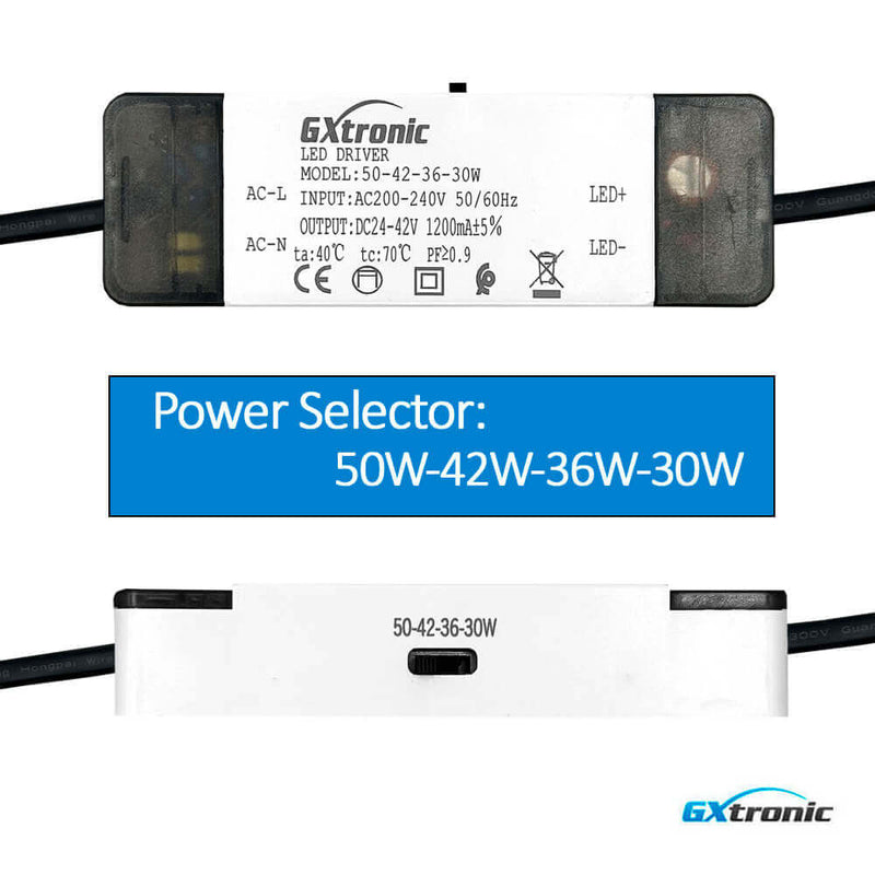 50W-42W-36W-30W LED Panel 60x60 TOYODA GOSEI LEDs 145lm/W UGR19 7-Year Warranty 4000K 10Pack