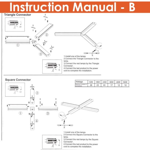 50W LED Batten Light 150cm for Custom Ceilings 5700K - LED Batten