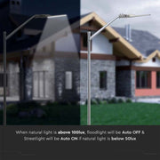 50W LED Street Light with SAMSUNG Chip Motion Sensor 4000K - LED Streetlight