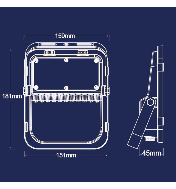 50W LED Solar ORION Floodlight 5000K - Solar LED light