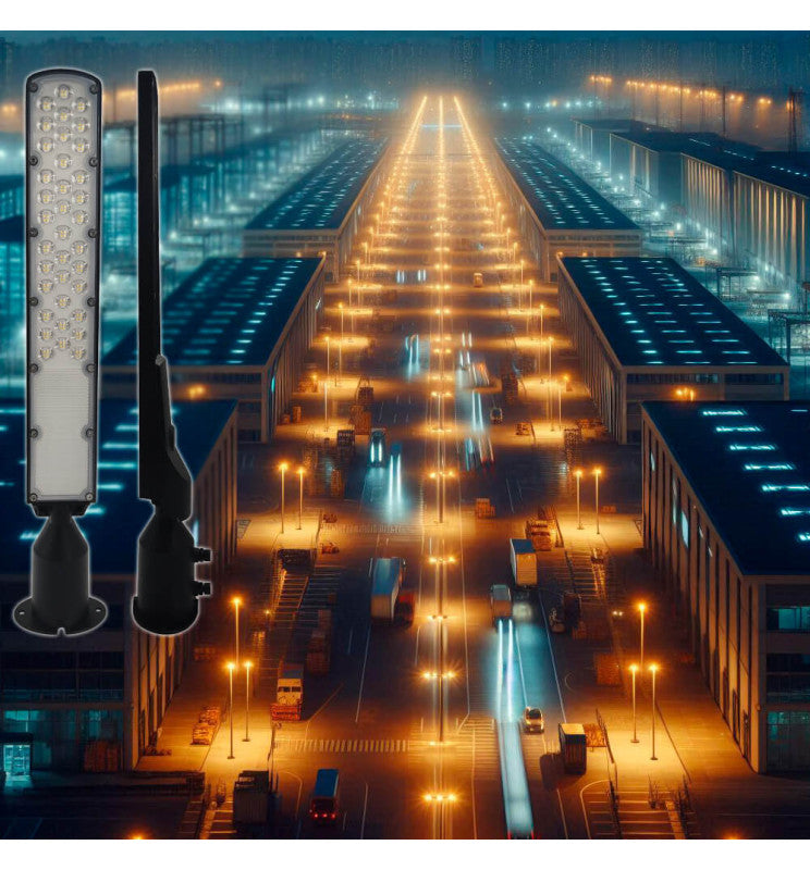50W AREA FLEX Street Lights with OSRAM Chip 4000K - Street Lights