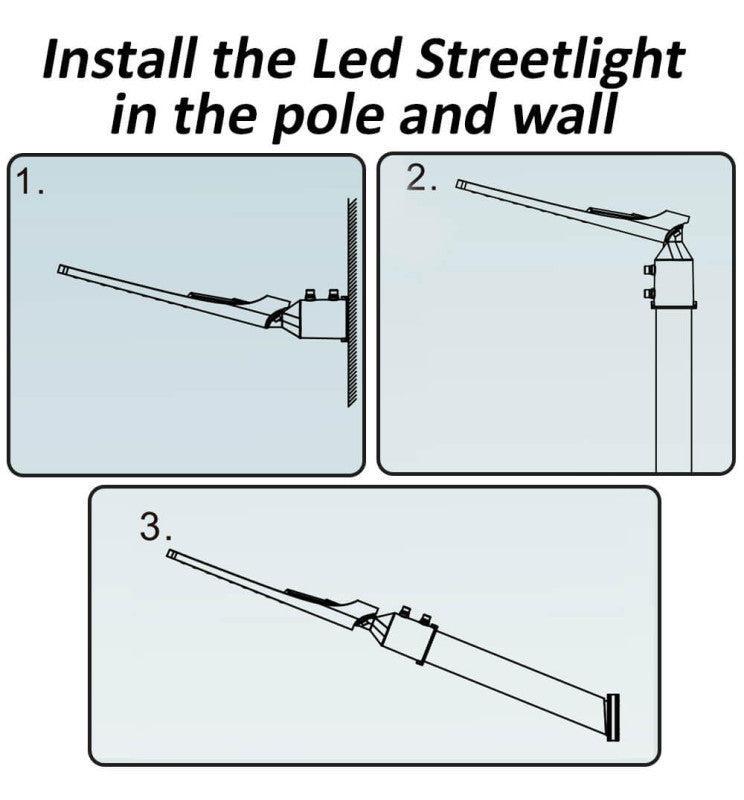 50W AREA FLEX Street Lights with OSRAM Chip 4000K - Street Lights