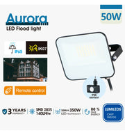 50W LED Floodlight AURORA 140Lm/W with PIR Motion Sensor - Flood & Spot Lights - Floodlights