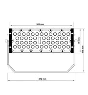 50W MAGNUM LED Floodlight with BRIDGELUX Chip 5000K - STANDARD 10-20 working days - LED Floodlight