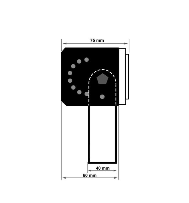 50W LED Floodlight MAGNUM AIR with Bridgelux Chips 180Lm/W 136ºx78º 5000K