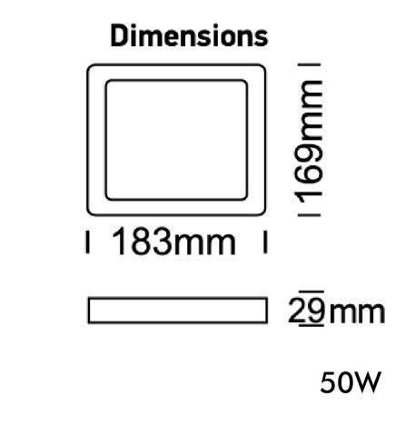 30W LED Floodlight New ACTION with OSRAM CHIPs 4000K