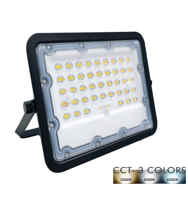 50W LED Floodlight NEW AVANT BLACK with CCT Selectable Color Temperature