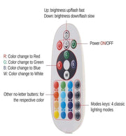 50W LED Floodlight with Remote Control IP65 RGBW - LED Floodlight