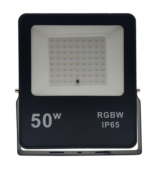 50W LED Floodlight with Remote Control IP65 RGBW - Flood & Spot Lights - Floodlights