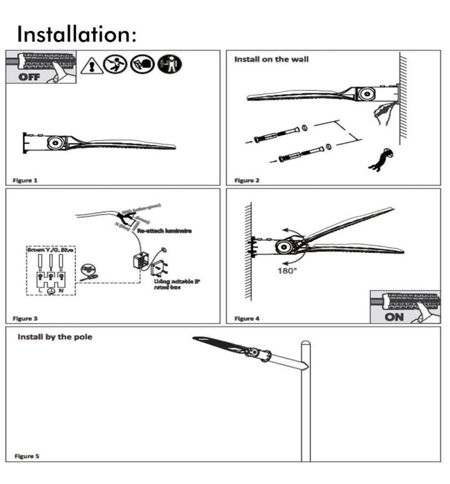 50W FRIGG LED Streetlight with PHILIPS Chip 5000K