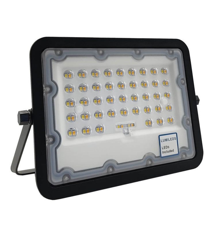 50W New AVANT LED Floodlight Black 3 CCT - Flood & Spot Lights - Floodlights
