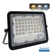 50W New AVANT LED Floodlight Black 3 CCT - Flood & Spot Lights - Floodlights