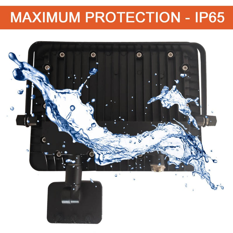 50W New AVANT LED Floodlight with PIR Motion Sensor OSRAM Chip 4000K - LED Floodlight