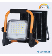 50W Portable Solar LED Floodlight - 3CCT - Lumileds Chip IP65 - Flood & Spot Lights - Solar Lighting