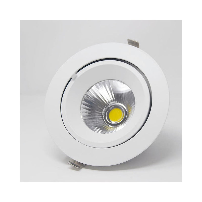 50W Round Adjustable Recessed LED Spotlight 4000K - LED Spotlight
