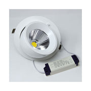 50W Round Adjustable Recessed LED Spotlight 4000K - LED Spotlight