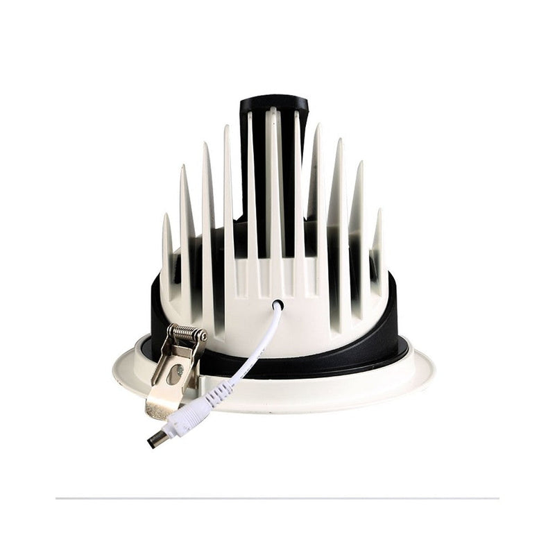 50W Round Adjustable Recessed LED Spotlight 6000K - LED Spotlight