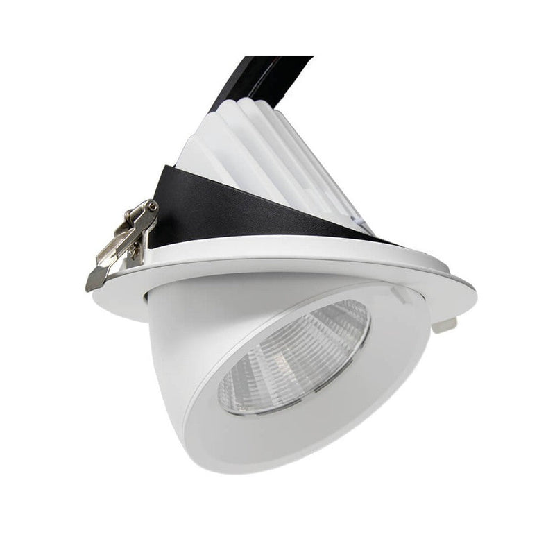 50W Round Adjustable Recessed LED Spotlight 6000K - LED Spotlight