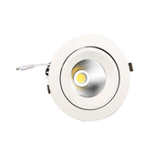 50W Round Adjustable Recessed LED Spotlight 6000K - LED Spotlight