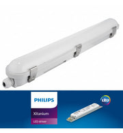 55W 150cm Tri-proof LED Batten Emergency Kit Philips Driver 140 Lm/W 3CCT - Emergency Lighting - Battens
