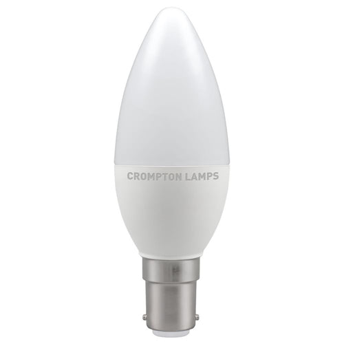 5W Dimmable B15 LED Candle Bulb 6000K - B22 Bulb