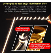 5m 24V LED Strip COB 15W/m 512LED/m 1800lm/m 10mm IP20 CRI90 - Strip Lights