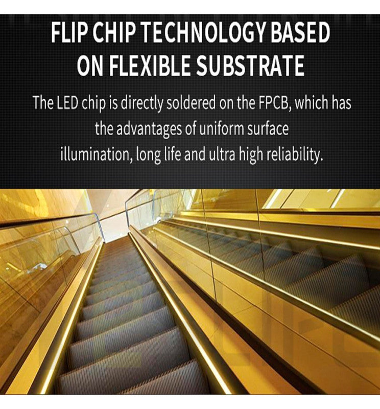 5m 24V LED Strip COB 15W/m 512LED/m 1800lm/m 10mm IP20 CRI90 - Strip Lights