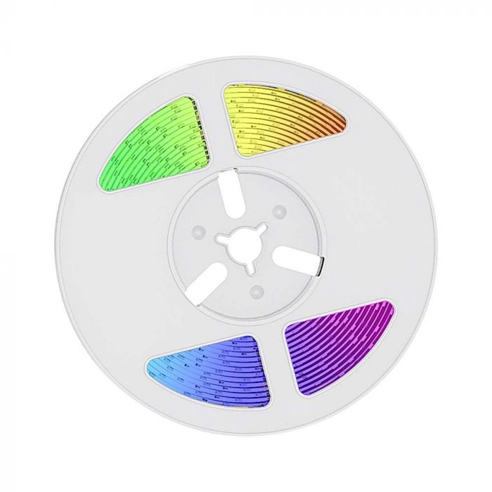 5m Solar LED Strip Kit 60LEDs/M RGB IP67 - Solar Lighting
