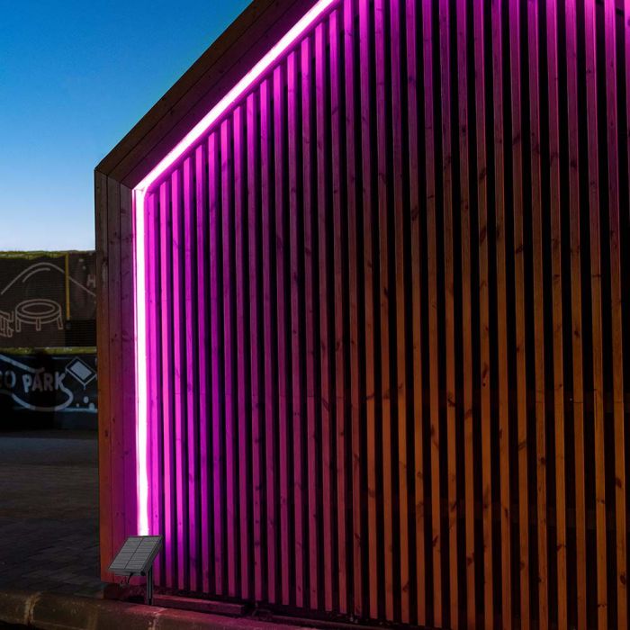 5m Solar LED Strip Kit 60LEDs/M RGB IP67