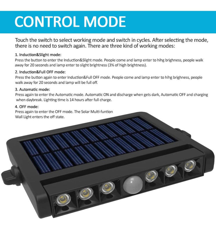 5W Directional Solar LED Spotlight with Motion Sensor 4000K - Flood & Spot Lights - Solar Lighting