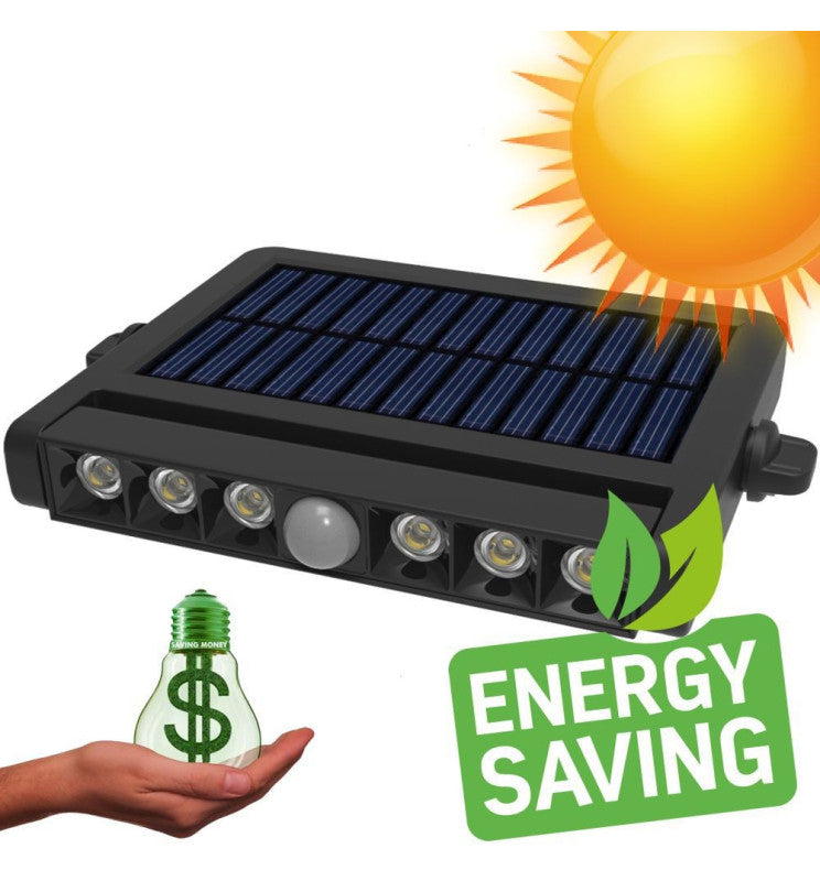 5W Directional Solar LED Spotlight with Motion Sensor 4000K - Flood & Spot Lights - Solar Lighting