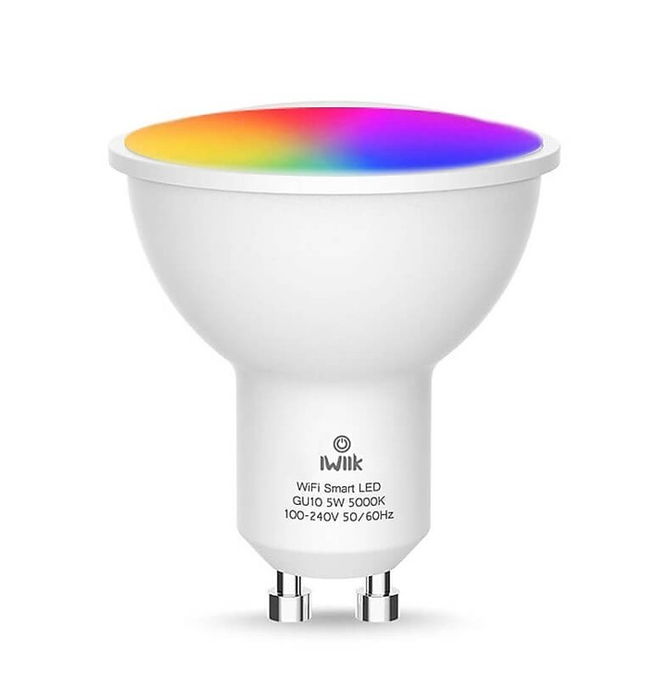 5W SMART Dimmable GU10 LED bulb with Remote Control RGB - GU10 Bulb