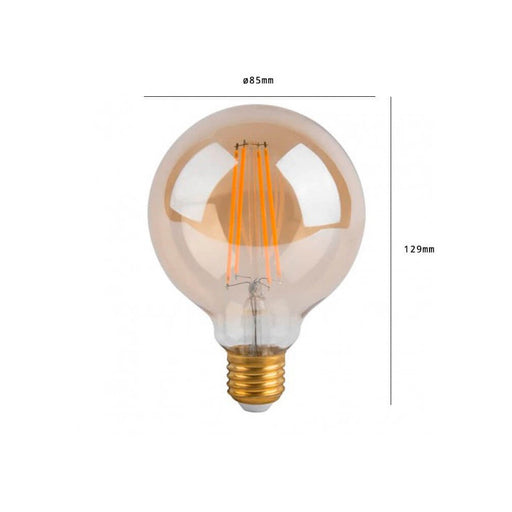5W LED Bulbs Filament Vintage E27 G80 Gold - 2700K - E27 Retro