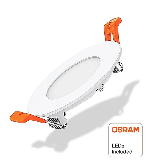 5W Round Slim LED Downlight with OSRAM Chip 4000K - LED ceiling
