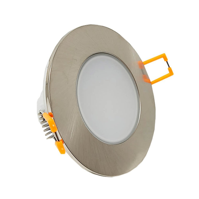 5W Outdoor Waterproof LED Downlight in Nickel 6000K - LED Spotlight