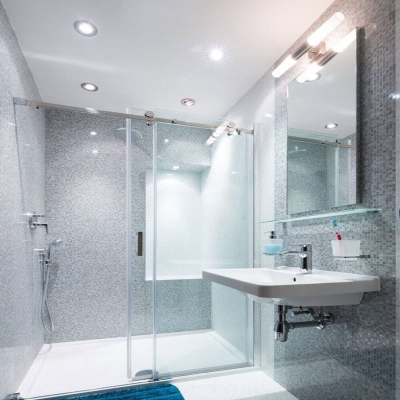 5W Outdoor Waterproof LED Downlight in Nickel 6000K - LED Spotlight