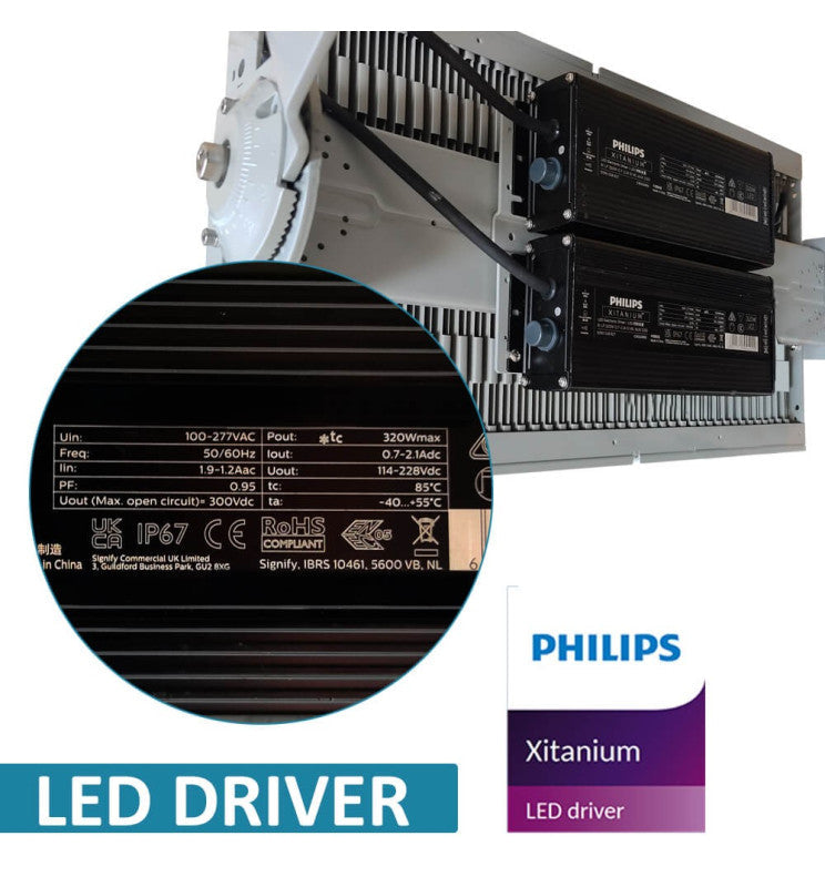 600W Dimmable LED Floodlight with PHILIPS Driver 5000K - Flood & Spot Lights - Floodlights