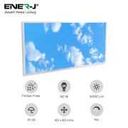 60W Fake Sky LED Backlit Panel with 2D Picture 1195x595mm - LED Panel