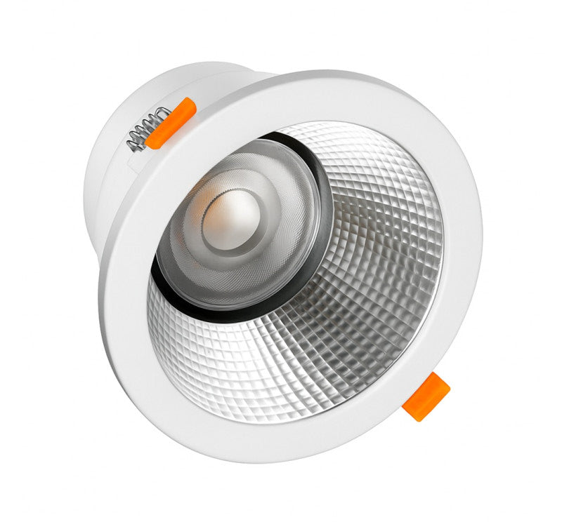 60W Circular LED Downlight GXtronic CRI + 92 Cut-out Ø205mm 3CCT IP65 - Ceiling Light Fixtures - Downlights