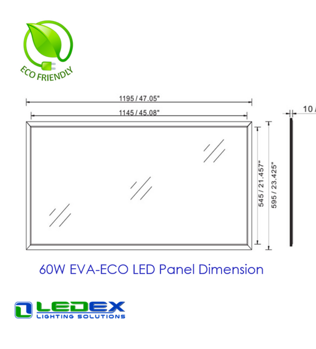 60W EVA ECO 120X60 LED Panel 4000K - LED Panel