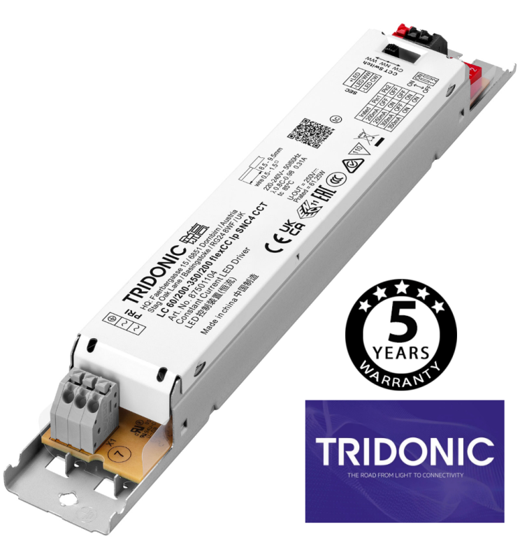 60W to 35W Tri-Proof LED Batten 150cm with TRIDONIC Driver 3 CCT - LED Batten