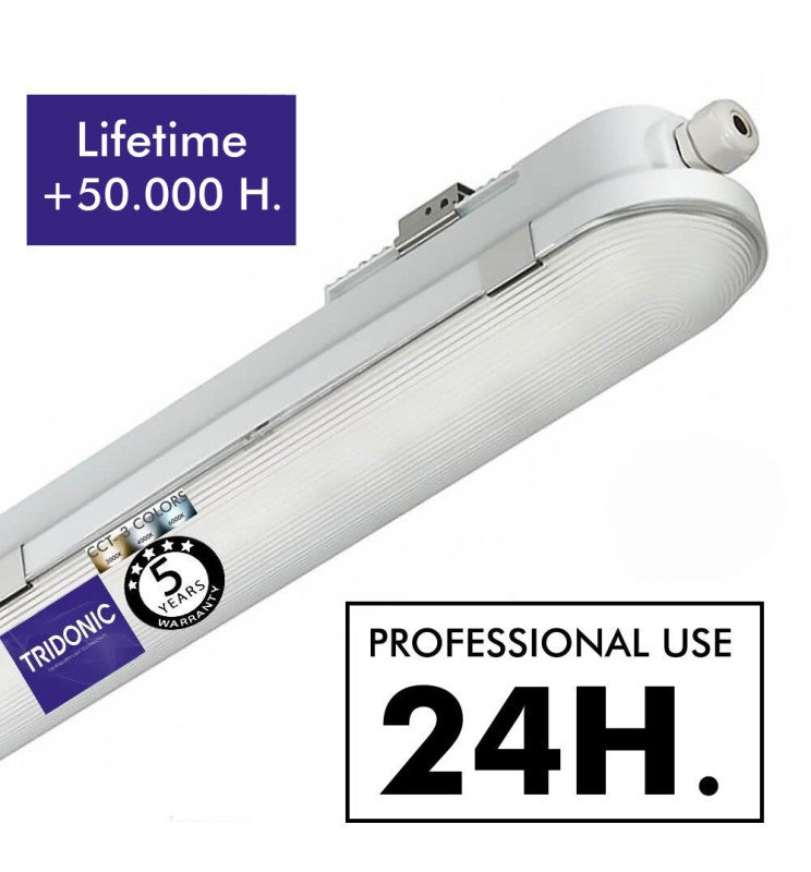 60W to 35W Tri-Proof LED Batten 150cm with TRIDONIC Driver 3 CCT - LED Batten