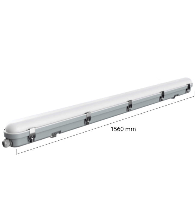 60W-35W Tri-Proof LED Batten with TRIDONIC driver CCT 150cm