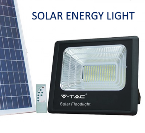 60W Solar LED Floodlight V-tac 6000K - LED Floodlight