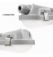 60W to 30W Tri-Proof LED Batten 150cm with GXtronic Driver and OSRAM Chip 3CCT IP66 - Ceiling Light Fixtures - Battens