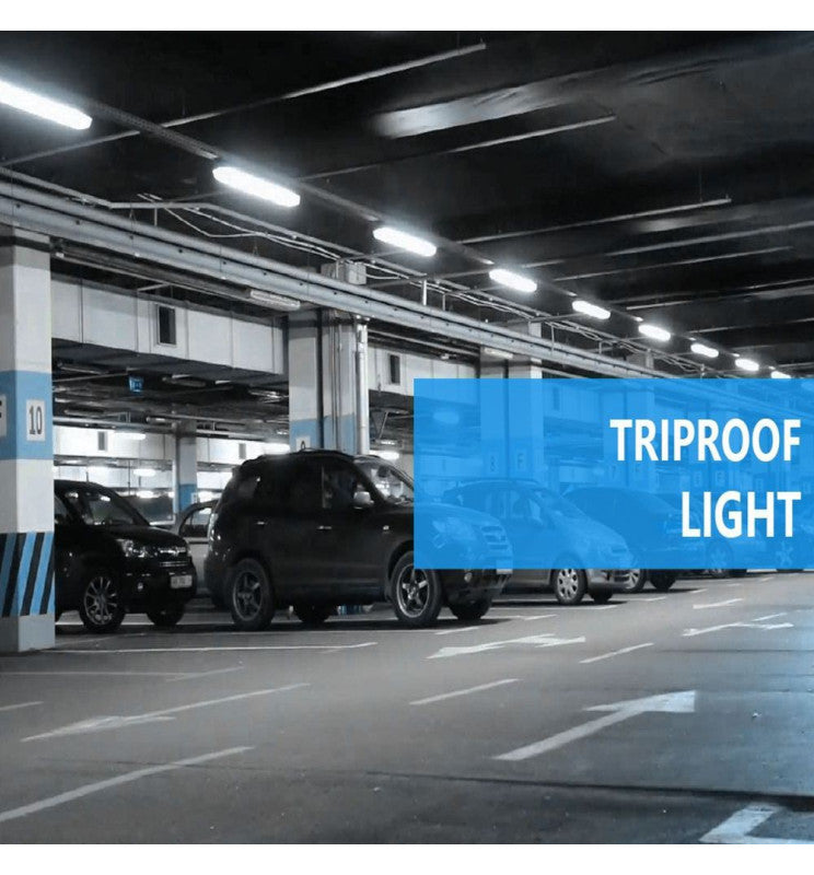 60W to 30W Tri-Proof LED Batten 150cm with GXtronic Driver and OSRAM Chip 3CCT IP66 - Ceiling Light Fixtures - Battens