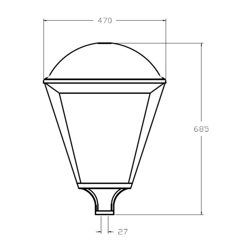 65W VILLA ELITE Street Lights with MOSO/PHILIPS/GXTronic Driver - Landscape Pathway Lighting - Street Lights