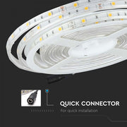 8W LED Strip Light 5m 6500K IP65 - LED Strip