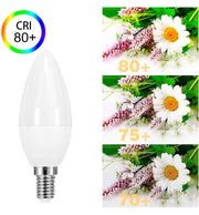 6W C37 E14 LED Candle Bulb with OSRAM Chip 3000K - LED Light Bulbs - Lamps
